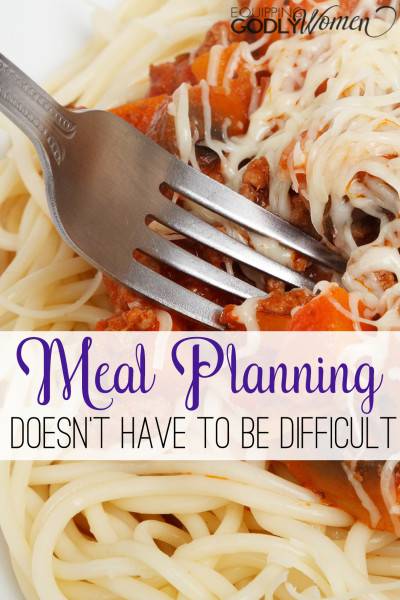 Meal Planning Doesn’t Have To Be Difficult (Contributing Post)