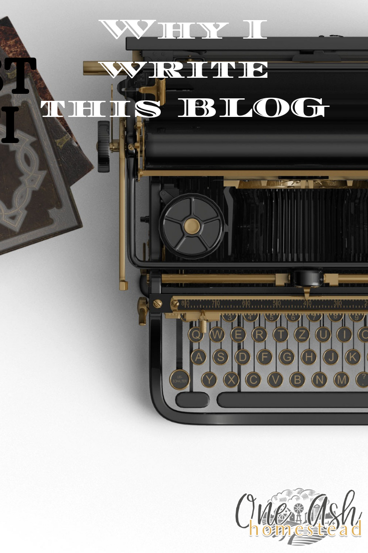 Why I Write This Blog